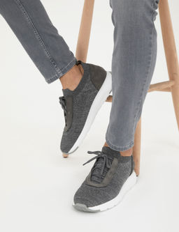 Antrasit Eva Taban Sneaker Ayakkab_