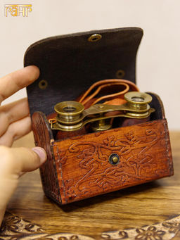 Бинокль 3 в кожаном футляре Мтк177/3 - Ганг фото 4