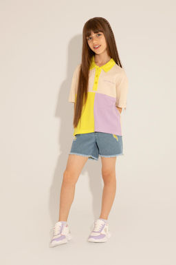 Голубые джинсовые шорты для девочек Неожиданная скидка в корзине