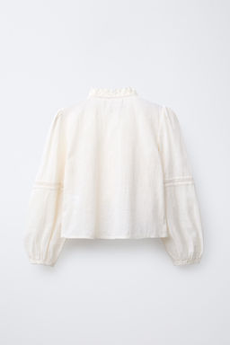 LACE ROMANTIC SHIRT - Zara фото 2