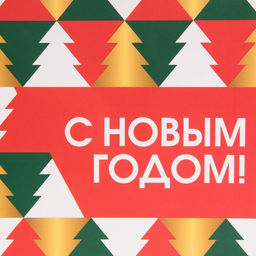 Пакет ламинированный горизонтальный Разноцветные елочки, ML 27 23 11,5 см - Дарите счастье фото 4