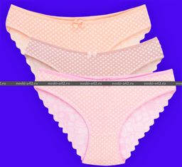 Цена за 5 шт. Трусы женские Турция большие размеры кружевная попа арт. 163516 (163616) 3XL (50-52) - For you фото 3