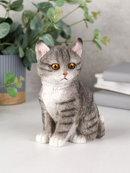 Фигурка Кошка 15,5 см серая / YX33106 /уп 16/ - Галеонтрейд фото 2
