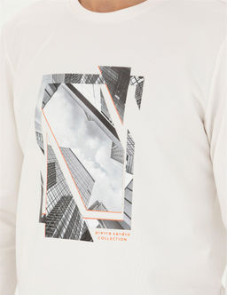 Ekru Regular Fit Sweatshirt - Pierre cardin фото 7