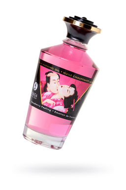 Масло массажное для тела Shunga Малиновое чувство (Raspberry Feeling), разогревающее, 100 мл