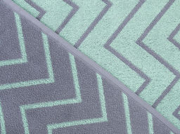 Полотенце махровое 6с102.411ж1 Зигзаг(мятный2) 67х150см