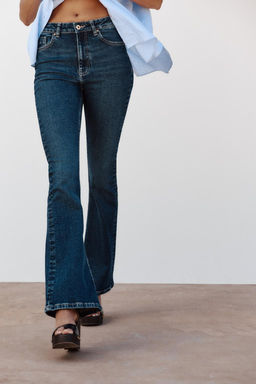 Z1975 FLARED HIGH-WAIST JEANS - Zara фото 9