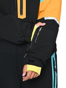 Комбинезон T-9080 Черно-бирюзовый