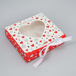 Цена за 5 шт. Коробка-фоторамка складная Ты в моём сердечке, 20 х 18 х 5 см