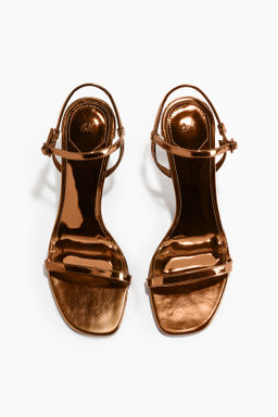 Sandalias de tac?n con tiras - H&m фото 5