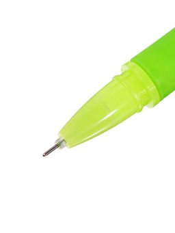 Ручка-прикол Пион, чёрный стержень, гелевая, МИКС