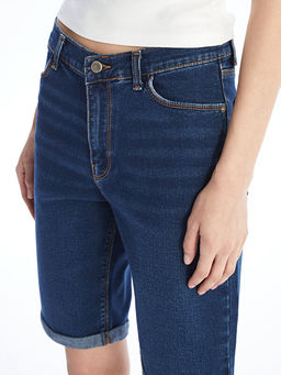 Bermuda Fit Kad?n Jean ?ort