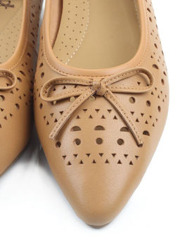 06-7388-66JT LT. BROWN Туфли летние женские "Лодочки" (натуральная кожа)