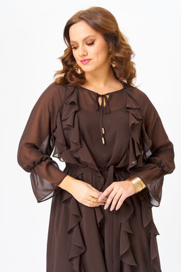 Платье BAGIRA ANTA 1091 шоколад фото 5