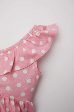 Платье на бретельках с Микки и Минни для маленьких девочек Disney - Defacto фото 2