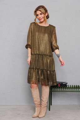 Платье AMORI 9824 хаки  фото 3