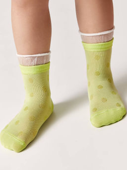 Цена за 2 пары Conte-Kids Носки TIP-TOP из вискозы с рисунками салатовый