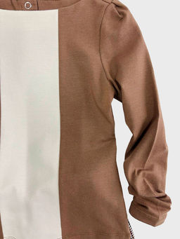 Футболка (лонгслив)	 UD 1289 коричневый - Mini maxi фото 4