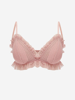 Balensiz Dolgusuz Desenli Fantezi Bralet
