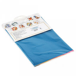 Лоскут для пэчворка и декорирования, набор 10шт 29х29см, однотонный, хлопок 100%, в п/э на картоне, "Домашняя мода" (Россия)