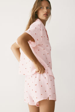 Pijama en muselina de algod?n - H&m фото 7