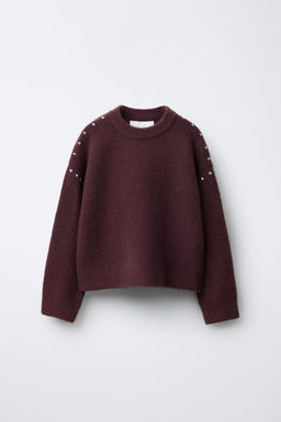 KNIT JUMPER WITH STUDS