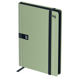 Ежедневник BG 2027г. А6 176л. тв. обл. "Monochrome. Matcha" (DdA6_68158) мятный, soft-touch
