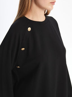 Bisiklet Yaka Kad?n Sweatshirt Tunik