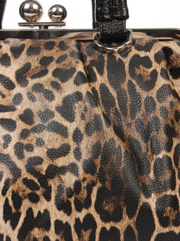 LACCOMA сумка Аурора-HL040-леопард темно-коричневый эко кожа хлопок