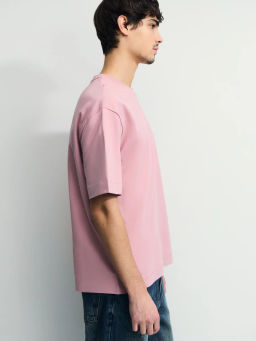 Футболка oversize из 100% хлопка / Zarina  фото 4