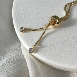 Браслет регулируемый с Аметистом от 16 см