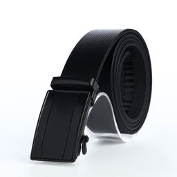 Ремень мужской, 120×3.5 см, регулируемая длина, металлическая пряжка автомат, чёрный