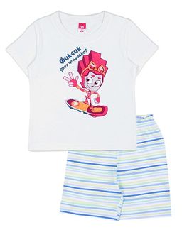 CRB wear/CAK 5377 Пижама для мальчика, белый/Ex.Cherubino