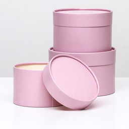 Набор шляпных коробок 3 в 1,Пыльная роза,16 х 10,14 х 9,13 х 8,5 см - UPAK LAND фото 2