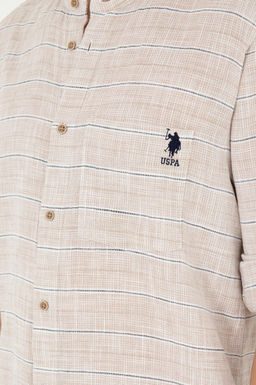 Мужская рубашка с длинным рукавом Stone Неожиданная скидка в корзине - U.s. polo assn фото 7