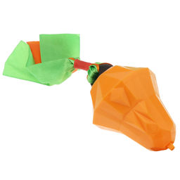 Игрушка для собаки Груша д6,5см h10,5см, резиновая, с пищалкой, с лентами, на картоне, цвета в ассортименте: оранжевый, фисташковый (Китай) - Pet toys фото 2