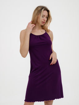 Ночная сорочка из вискозы Патриция-2 баклажан - Амадэль фото 7