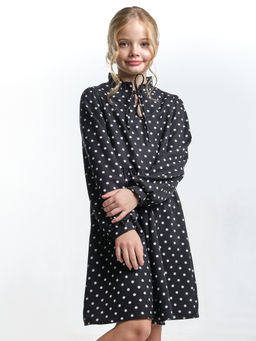 Платье для девочки нарядное UD 7411 черный горох - Mini maxi фото 5