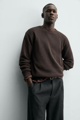 PURL KNIT SWEATER - Zara фото 4