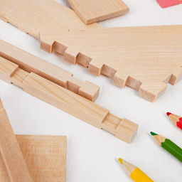 Конструктор деревянный «Архитектор 2», 139 элементов