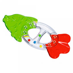 Прорезыватель "Рыбка" 12,5х1,4х14,5см, полистирол, ТЭП, пп пакет, "Stellar" (Россия)