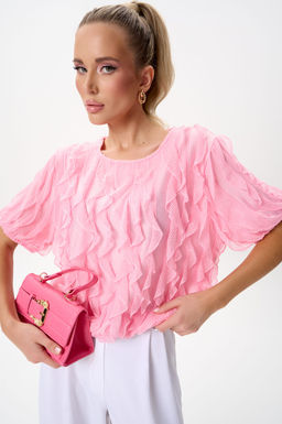 Блузка Лили (розовый) - Эльза фото 8