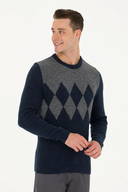 U. S. Polo Assn Мужской темно-синий свитер - U.s. polo assn фото 10