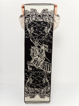 в составе ШЕСТЬ и КАШЕМИР Большой, мягкий, теплый однотонный двусторонний палантин - Tantino фото 2