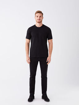 Bisiklet Yaka Penye Erkek Ti??rt