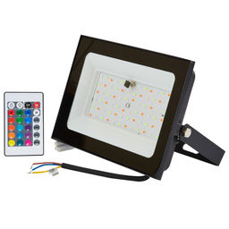 ULF-F60-50W/RGB IP65 200-240В BLACK N1 Прожектор светодиодный. Мультиколор. Пульт ДУ (в/к). Корпус черный. TM Uniel