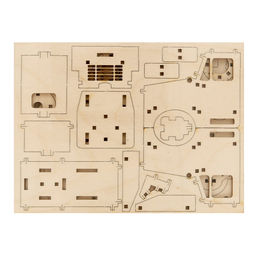 REZARK BIR-004 Пазл 3D 150 элемент. Автокран