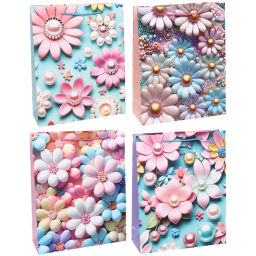 Пакет подарочный "Ромашечки милашечки" 26*32*10 см
