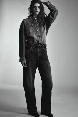 TRF JEANS WITH METAL STUDS