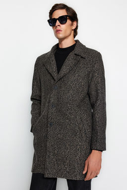 TRENDYOL MAN Siyah Erkek Regular Fit K?sl?k Kase Kaban TMNAW24KB00003 - Trendyolmilla фото 3